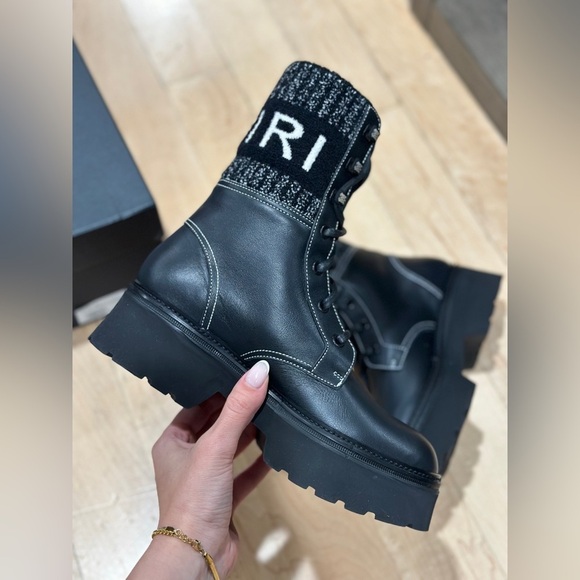 Amiri knit combat boots size 35 new in box - Picture 9 of 10